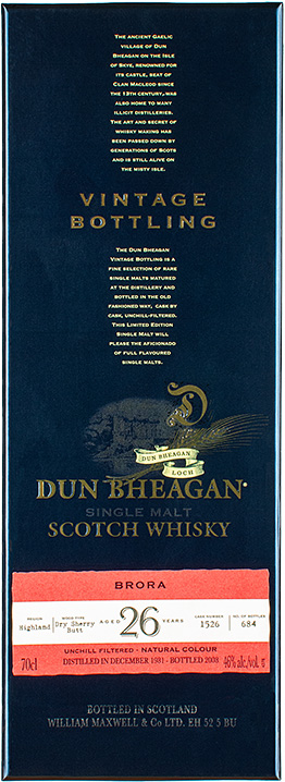BOX Dunbheagan brora 26