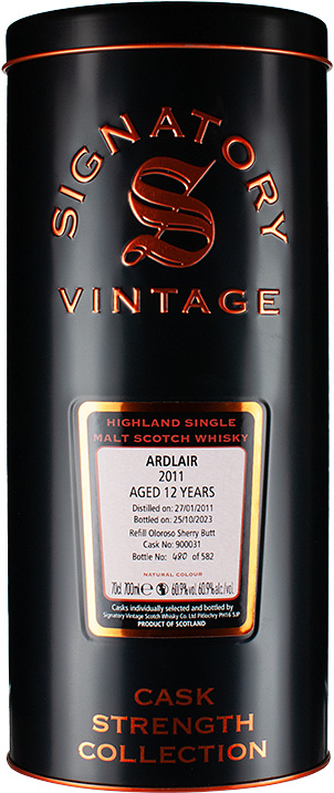 BOX ardlair 2011 signatory vintage 12yr