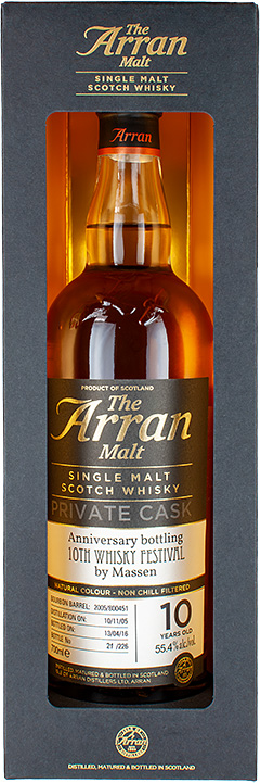 BOX arran 2005 private cask massen 10yr