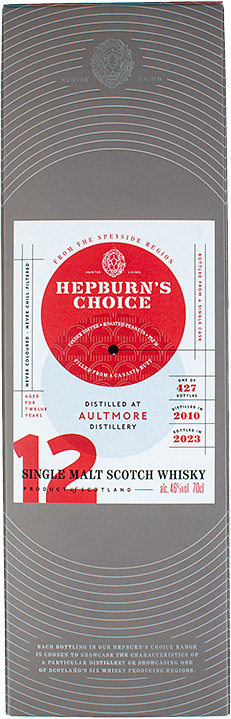 BOX aultmore 2010 hepburns choice 12yr