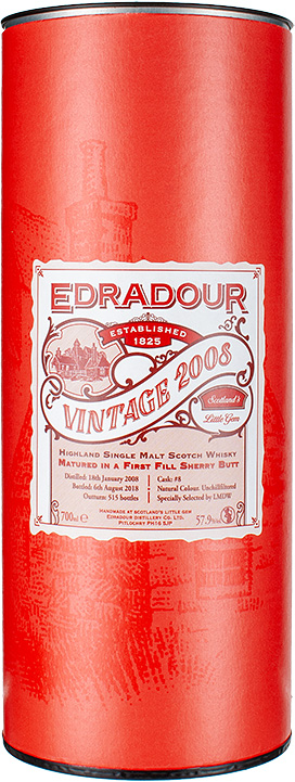 BOX edradour 2008 the chronicles 10yr