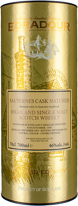 BOX edradour sauternes