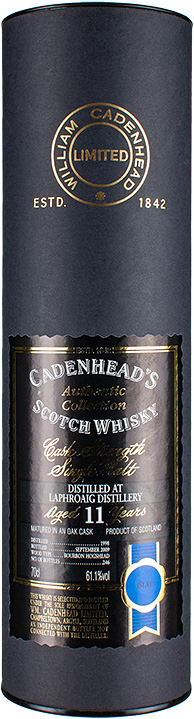 BOX laphroigh cadenhead 11