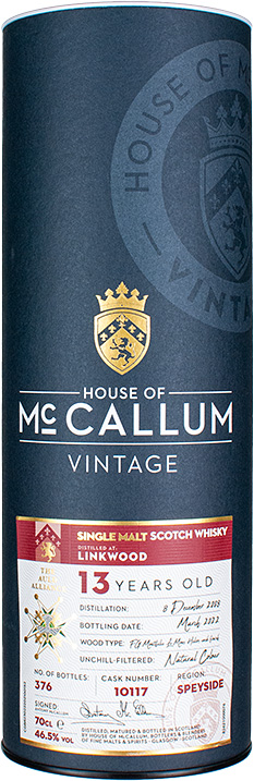 BOX linkwood 2008 house of maccallum 13yr