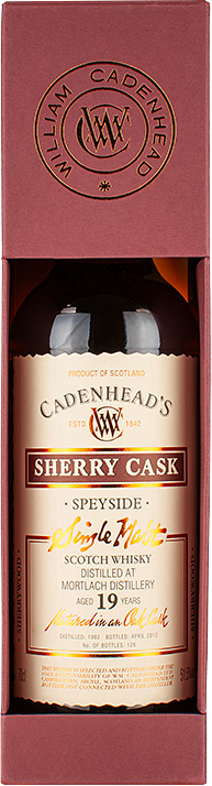 BOX mortlach cadenhad 19yr
