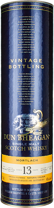 BOX mortlach dunbheagan 13yr