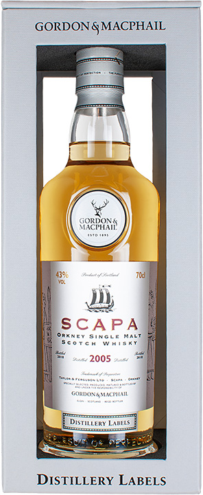 BOX scapa 2005 gordon macphail dist label 13yo