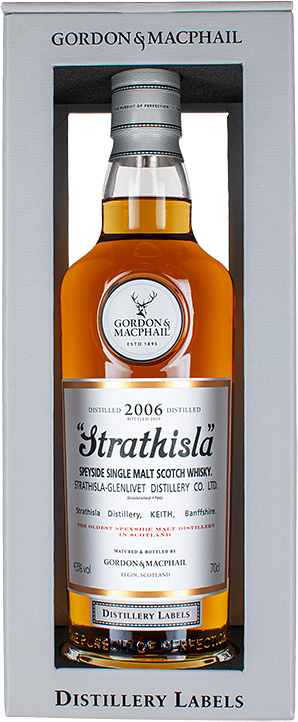 BOX strathisla 2006 gordon macphail dist label 13yo