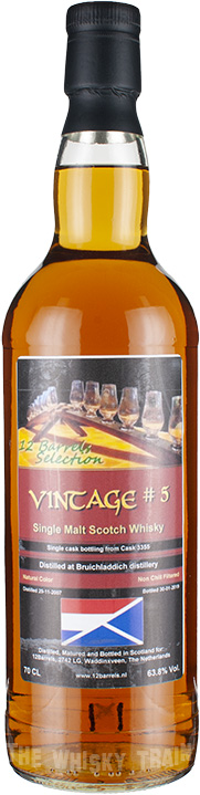 bruichladdich 2007 12 barrels 11jr