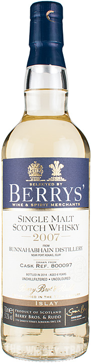 bunnahabhain 2007 berrys own 6yr
