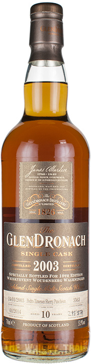 glendronach 2003 whisky event woudenberg 10yr