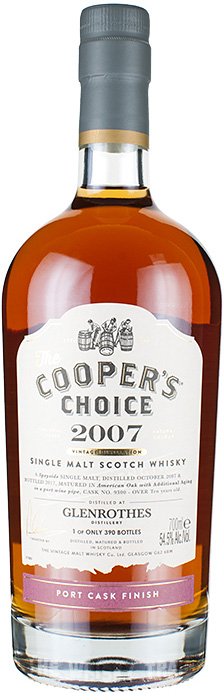 glenrothes 2007 coopers choice 10yr