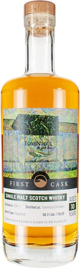 tomintoul 2010 first cask 10yr
